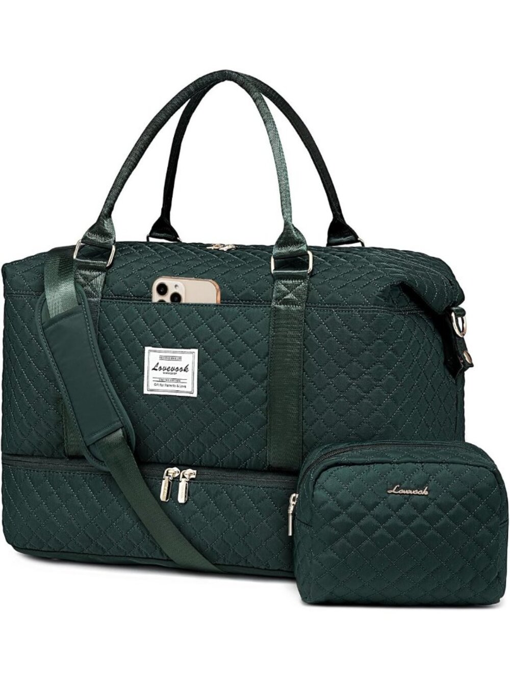Stylish Travel Duffle Bag for Women | Weekender Bag with Shoe Compartment